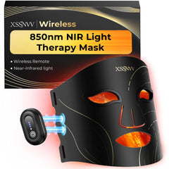 XSSNVV red light mask face 850nm for at-home rejuvenation