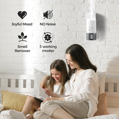 XunliAero wall-mount capable diffuser shows flexible placement options.