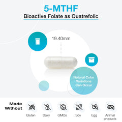 XYMOGEN 5 MTHF capsules close-up for easy daily use