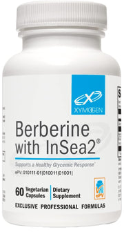 Xymogen Berberine InSea2 bottle promotes daily metabolic balance.