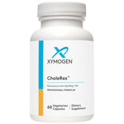 XYMOGEN CholeRex bottle front for lipid support and daily use.