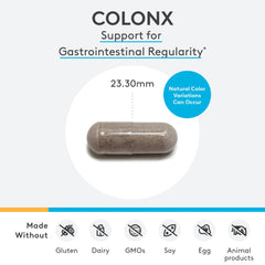 XYMOGEN ColonX capsules closeup emphasizing convenient daily use