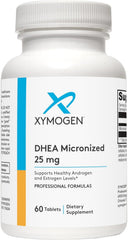 XYMOGEN DHEA 25 mg tablets for daily hormone support.