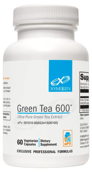 XYMOGEN Green Tea 600 bottle front, ideal for daily immune support.