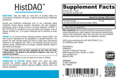 XYMOGEN HistDAO bottle on display highlighting digestive health use