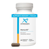 Xymogen MemorAll bottle front view with capsules for daily brain support.