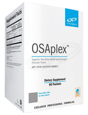XYMOGEN OSAplex bottle front showcases the bone-support formula for daily use.