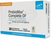 Xymogen ProbioMax 45B bottle shows dairy-free probiotic option for daily gut balance.