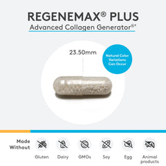 XYMOGEN RegeneMax Plus capsules sealed for easy daily collagen intake.