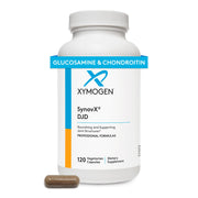 XYMOGEN SynovX DJD bottle front, supporting joint comfort during daily activity.