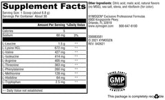 XymoBolX powder scoop beside a glass showing the mix process