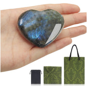 Xyntara heart healing crystal stone, a 2.4-inch centerpiece for meditation and calming energy.