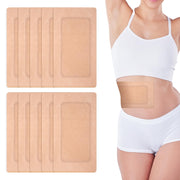 Xyulaan castor oil patch for stomach in white, convenient self-adhesive wrap for easy use.