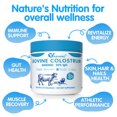 YAAHARO colostrum powder scoop ready for easy serving