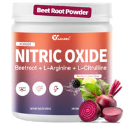 YAAHARO Nitric Oxide supplement bottle front shows brand and label details, energy system focus