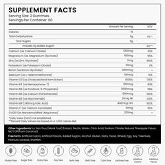 YadaVeela calcium citrate 1200 mg chews support absorption with D3 and K2.