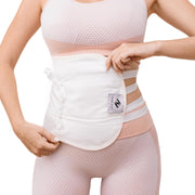 YAFANG castor oil pack wrap around the stomach for comfortable use.