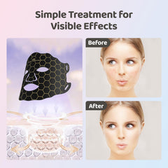 Yahi mask remote control enables easy switching and timer use.