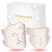 Yahi red light photon facial mask with remote control for easy at-home sessions