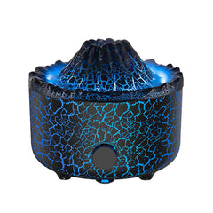 Yaledi Aromatherapy Diffuser volcano flame close-up for ambient mood lighting.