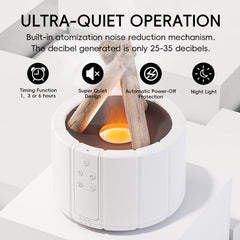 Yaledi Campfire Flame Diffuser night light mode for evenings