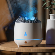 Yaledi Volcano Flame Diffuser with lava light creates relaxing ambience in any room.