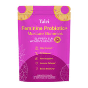 Yalei Slippery Kitty Gummies pineapple bottle ready for daily probiotic support.