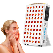 YAMURI 110W red light panel on face and body setup for home therapy