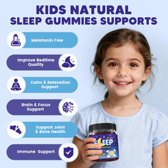YANLUOBO lab-tested formulation highlights safe, quality ingredients for kid-friendly bedtime support.