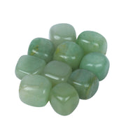 YATHABHISA green jade tumble stone close-up for home decor and soothing energy