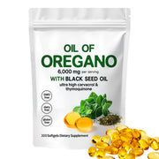 YATIME Oil of Oregano bottle front showing 4-in-1 formula for daily balance.