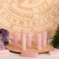YATOJUZI natural crystal stones set with varied hues for versatility