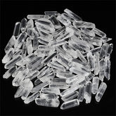 YATOJUZI clear quartz crystal points for meditation and chakra balance.