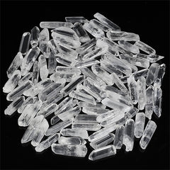 YATOJUZI clear quartz crystal points for meditation and chakra balance.