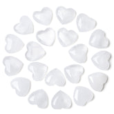 YATOJUZI clear quartz heart crystals in a pocket-size set for calm focus