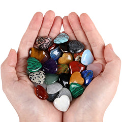YATOJUZI amethyst heart crystal for calm focus.