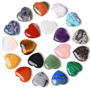 YATOJUZI rose quartz heart crystal for relaxation and positive energy.