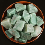 YATOJUZI Green Aventurine rough stones for bulk crafting and jewelry making.
