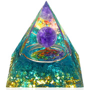 YATOJUZI healing crystal tower closeup with green aventurine promotes balanced energy and focus.