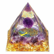YATOJUZI healing crystals tower in amethyst for calm focus