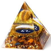 YATOJUZI Leo tower crystal for focused energy on your desk.
