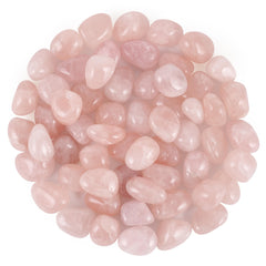 YATSKIA rose quartz bulk crystals 1lb in natural pink tones for display.