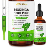 YBFQ Pure Moringa Drops bottle front view for daily vitality