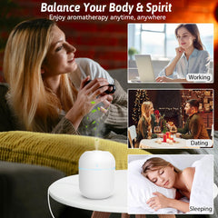 YDHZ desk diffuser compact design fits any workspace.