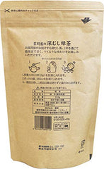 Ye Tong Japanese Pure Green Tea packaging detail, premium processing and thoughtful labeling.