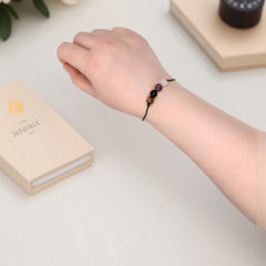 YECRUX bracelet with Tiger Eye beads for balance during activities