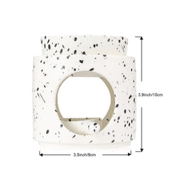 Yeerockal Ink Splash ceramic candle holder adds stylish practicality
