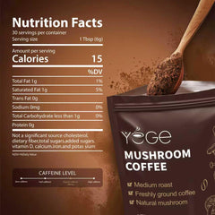 YEGE Mushroom Coffee cordyceps powder boosts natural stamina for active days