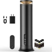 YEJOUMO Waterless Scent Diffuser front view; premium aluminum body for a calm home spa