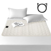 YEOUMIAR grounding bed mat in cream with soft cotton for comfortable rest